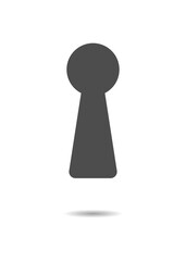 Keyhole graphic icon