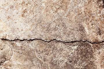 Old cement wall with crack broken and dirty for structure background and detail texture