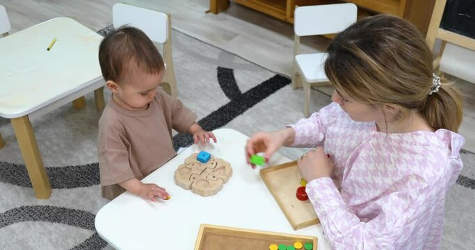 Toddlers Sorting Circles Toys