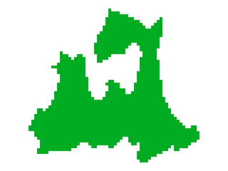 青森県のドット絵