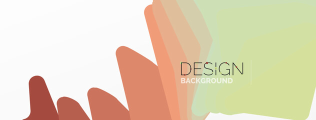 Background, creative geometric shapes composition with gradient effect. Wallpaper for concept of AI technology, blockchain, communication, 5G, science, business and technology