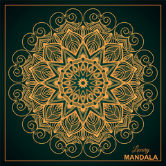Free vector pattern mandala design. Ramadan Style Decorative . Mandala for print, poster, cover, brochure, flyer, banner