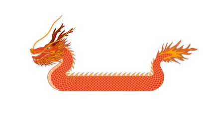 Chinese Dragon Boat Festival dragon boat vector material