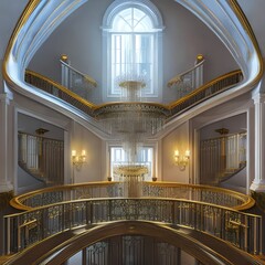17 A home with winding staircases and high ceilings 3_SwinIRGenerative AI