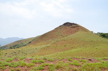 Mullayangiri range of mountains in Chikmagalur, India