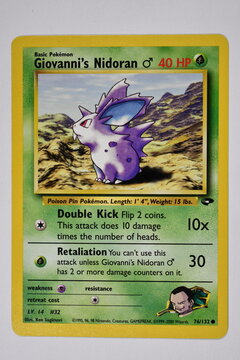 Pokemon Trading Card, Nidoran.