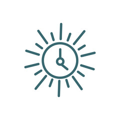 imsak icon. Thin line imsak icon from islamic and ramadan collection. Outline vector isolated on white background. Editable imsaksymbol can be used web and mobile