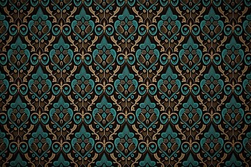 Seamless background luxury vintage pattern(Ai generated)
