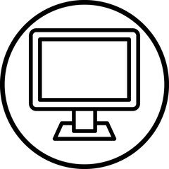Vector Design Lcd Icon Style
