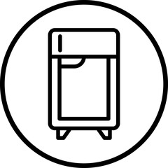 Vector Design Fridge Icon Style
