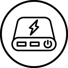 Vector Design Power Bank Icon Style