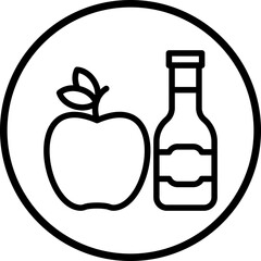 Vector Design Cider Icon Style