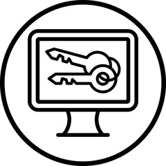 Vector Design Key Icon Style