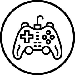 Vector Design Gamepad Icon Style