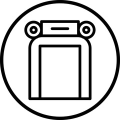 Vector Design Street Entrance Icon Style