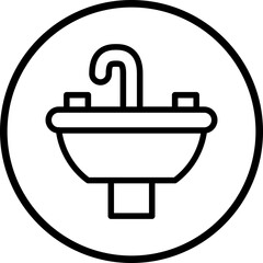 Vector Design Sink Icon Style