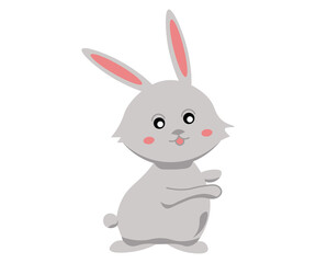 Obraz na płótnie Canvas rabbit cartoon