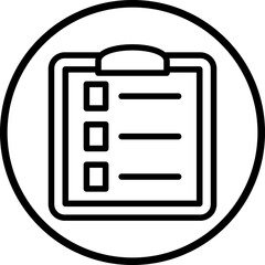 Vector Design Checklist Icon Style