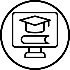 Vector Design E-learning Icon Style