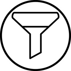 Vector Design Funnel Icon Style
