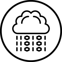 Vector Design Hail Icon Style