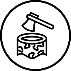 Vector Design Deforestation Icon Style
