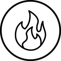 Vector Design Fire Icon Style