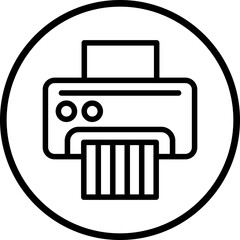 Vector Design Paper Shredder Icon Style