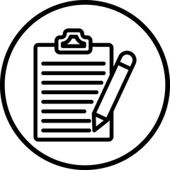 Vector Design Agenda Icon Style