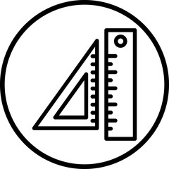 Vector Design Ruler Icon Style