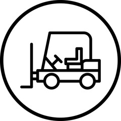 Vector Design Forklift Icon Style