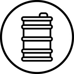 Vector Design Barrel Icon Style