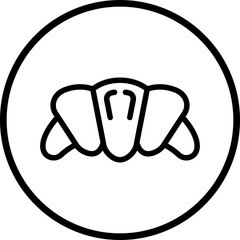 Vector Design Croissant Icon Style