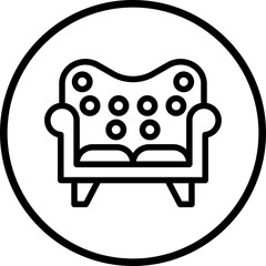 Vector Design Sofa Icon Style