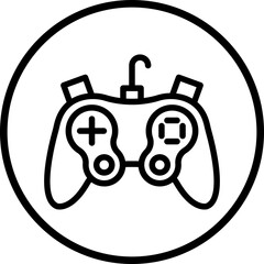 Vector Design Joystick Icon Style