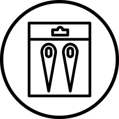 Vector Design Needles Packet Icon Style