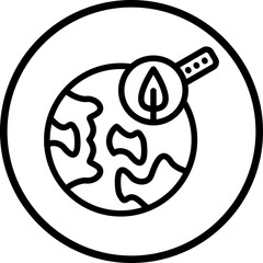 Fototapeta premium Vector Design Global Research Icon Style