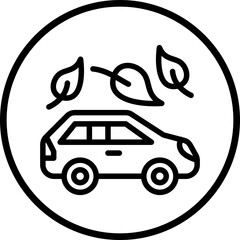 Vector Design Low Emission Icon Style