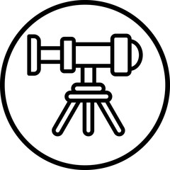 Vector Design Spyglass Icon Style