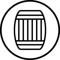 Vector Design Barrel Icon Style