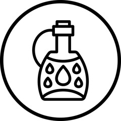 Vector Design Water Canteen Icon Style