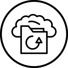 Vector Design Backup Icon Style