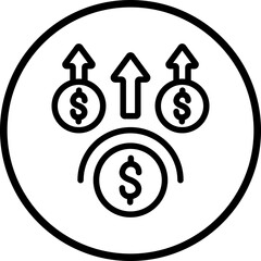 Vector Design Money Benefit Icon Style