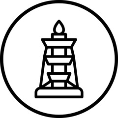 Vector Design Derrick Icon Style