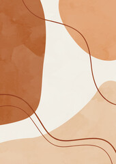 Contemporary minimalist art. contemporary wall decor. contemporary wall decor. Collection of modern minimalist abstract aesthetic illustrations.