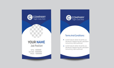 Professiuonal ID Card Design Template