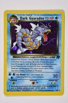Pokemon Trading Card, Dark Gyaradose.