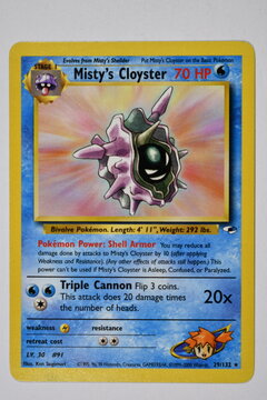 Pokemon Trading Card, Cloyster.