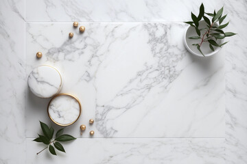 White Marble Texture and Background for Your Design Projects. perfect for food background. generative ai