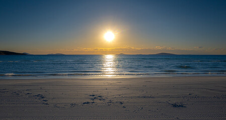 Obraz premium sunset at the beach